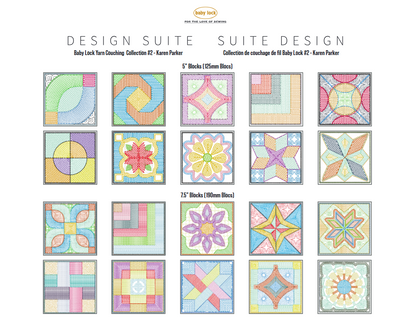 Baby Lock Design Suite Yarn Couching Collection 2
