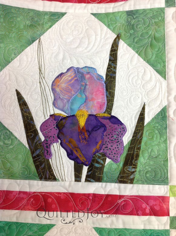 Iris quilt