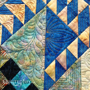 Lady of the Northern Lights by Northern Lights Machine Quilters Guild, at AQS Quilt Week Paducah 2015