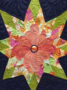 Flurry of Feathers by Karen Grover at AQS QuiltWeek Grand Rapids 2015