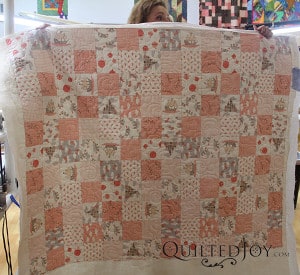 Four friends joined us in the Quilted Joy showroom to take their rental certification class together - QuiltedJoy.com