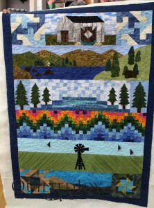 2015 Row by Row quilt completed during an APQS longarm rental at Quilted Joy