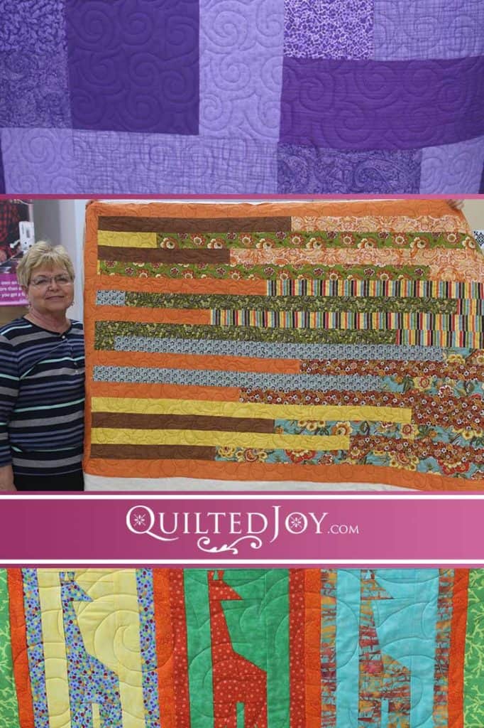 See what our renters have been up to lately! From curvy feathers to continuous spirals, they demonstrate lots of ways to add motion to quilts!