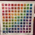 "100 Points of Color" pieced by Nancy Eisenhauer and quilted by Jane Hair at MQX Midwest 2016