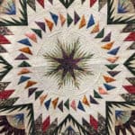 "Lone Star Round Up" pieced by Jan Mathews and quilted by Brandy Rayburn at MQX Midwest 2016