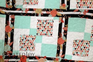 Jean's super cute quilt, quilted at Quilted Joy in Louisville, KY