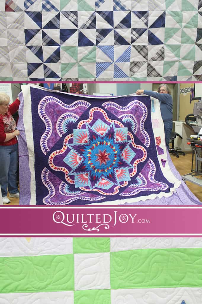 Here are a few more of the amazing quilts our renters have quilted recently here at Quilted Joy. Come and see what they've been up to!