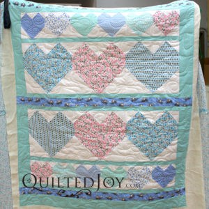 Hearts Baby Quilt