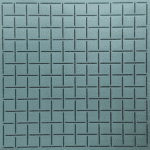 Square Grid Stencil from The Stencil Company