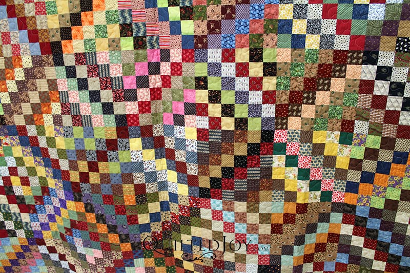 Many Trips Around the World Quilt