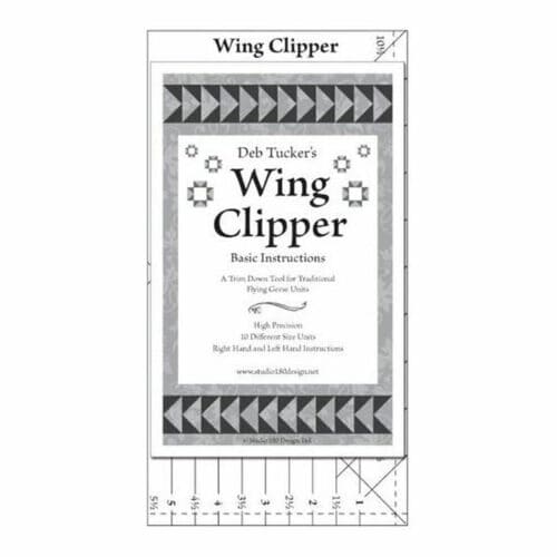 Wing Clipper Quilt ruler by Deb Tucker