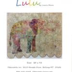 Lulu Elephant Fabric Collage Quilt Pattern by Laura Heine