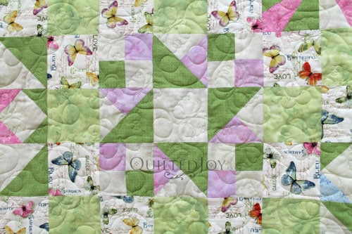 Friendship Star Block Variation in Mary Jo's Sampler Quilt