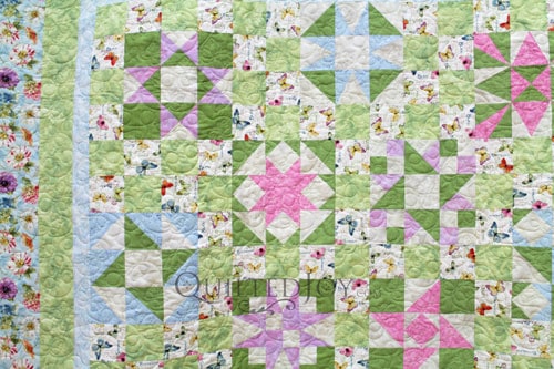 Different blocks in Mary Jo's Sampler Quilt