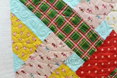 Free Motion Quilting on a Longarm on the Libby Quilt