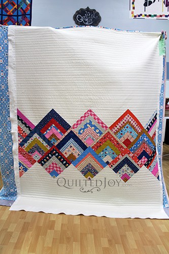Rinse & Repeat Quilt Featuring lots of Straight Line Quilting