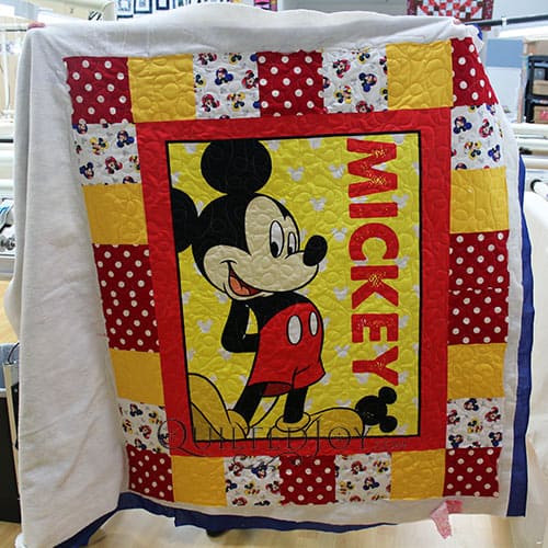 Mickey Mouse Panel Quilt