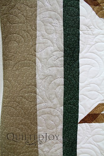 Kathy's Lone Star Quilt, longarm quilting by Angela Huffman