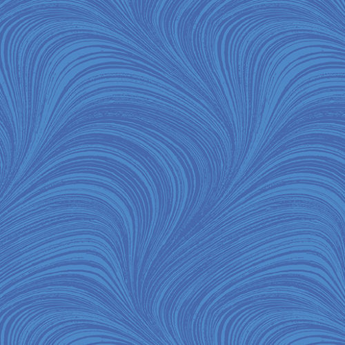 Wave Texture - Medium Blue by Benartex. 108 Wide Backing Fabric. 2966W52B. Available at Quilted Joy.com.