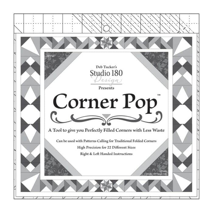 Corner Pop Quilt ruler by Deb Tucker
