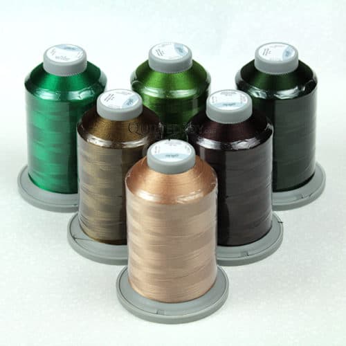 Glide Machine Quilting Thread Colors of the Forest Pack