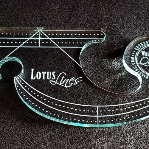 Lotus Lines Applique Aid Ruler