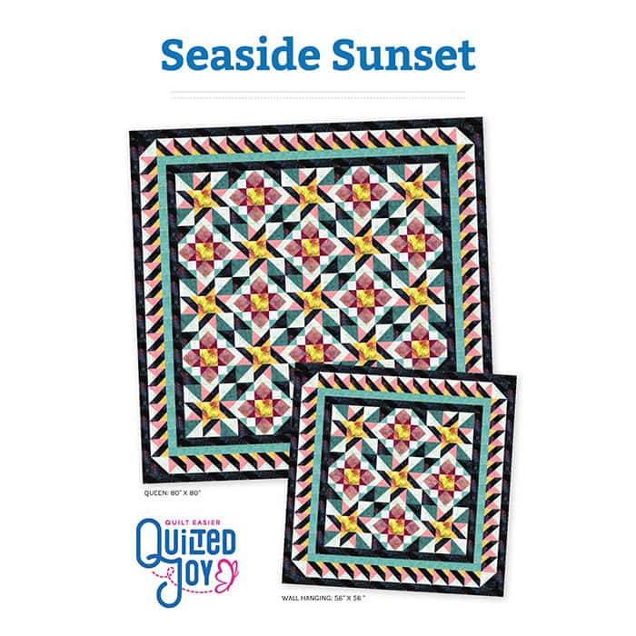 Seaside Sunset Quilt Pattern Digital File