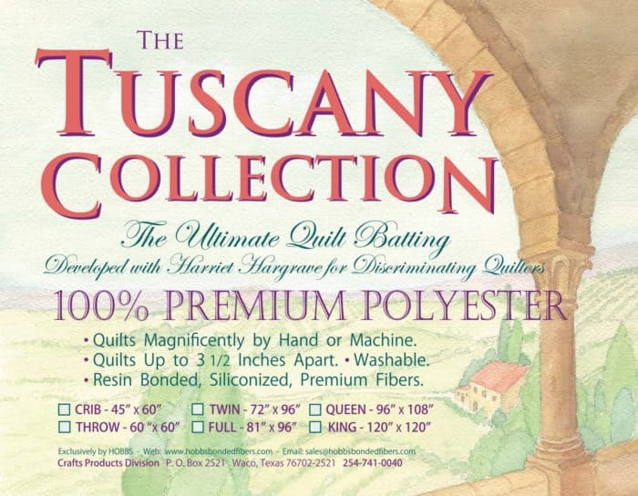 Hobbs Tuscany Collection Polyester Batting