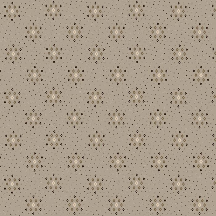 Parlor Pretties - Gray Diamond Geometric 108" Wide Backing Fabric by Kim Diehl, available at Quilted Joy