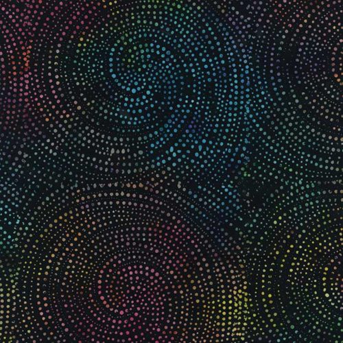 image of Dotty Spiral Batik Harmony 106" Wide Quilt Backing Fabric