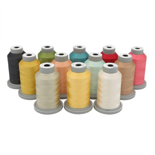Image of Kimberbell Spring Showers Collection 12 spools of 1000m Glide thread