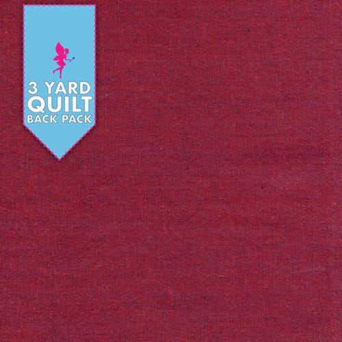 Image of Peppered Cotton - Garnet 108" Wide 3 Yard Quilt Fabric Back Pack