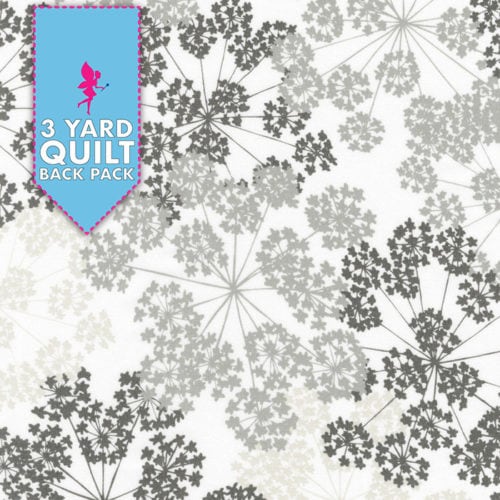 Image of Fog 108" 3 Yard Quilt Fabric Back Pack