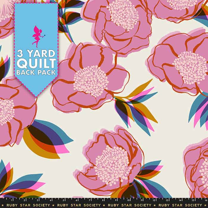 Image of Rise Beam by Ruby Star Society - Shell 108" Wide 3 Yard Quilt Fabric Back Pack