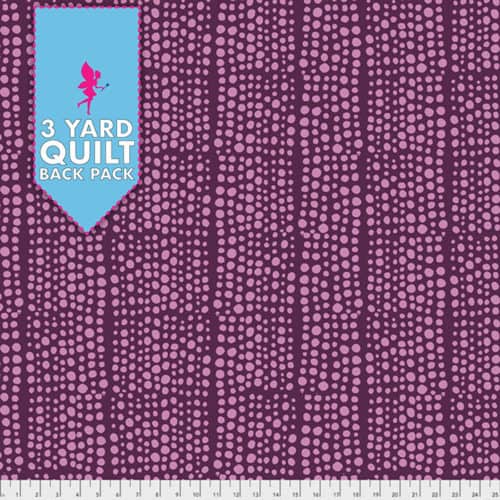 Image of Dots - Violet 108" Wide 3 Yard Quilt Fabric Back Pack