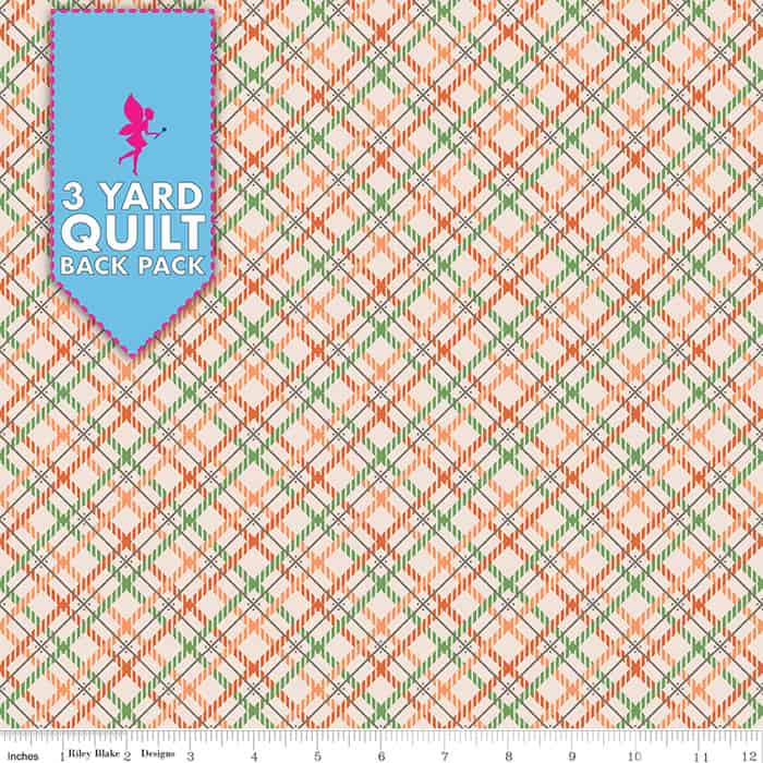 Image of Prim – Green Plaid 108″ Wide 3 Yard Quilt Fabric