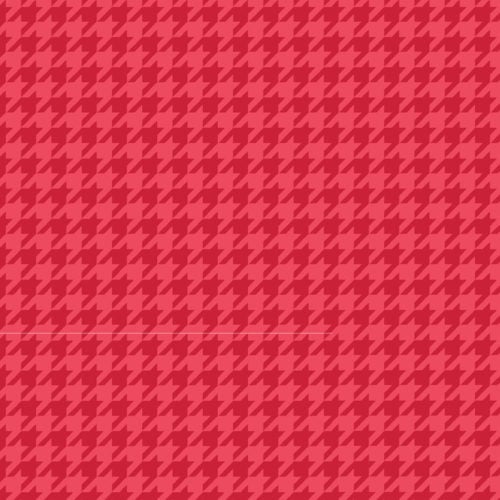 Kimberbell Basics - Houndstooth Red Fabric Yardage