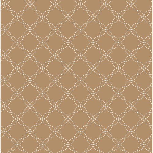 Kimberbell Basics - Lattice Brown Fabric Yardage