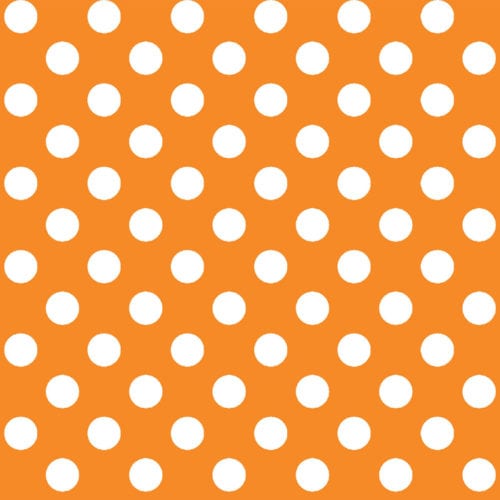 Kimberbell Basics - Dots Orange Fabric Yardage
