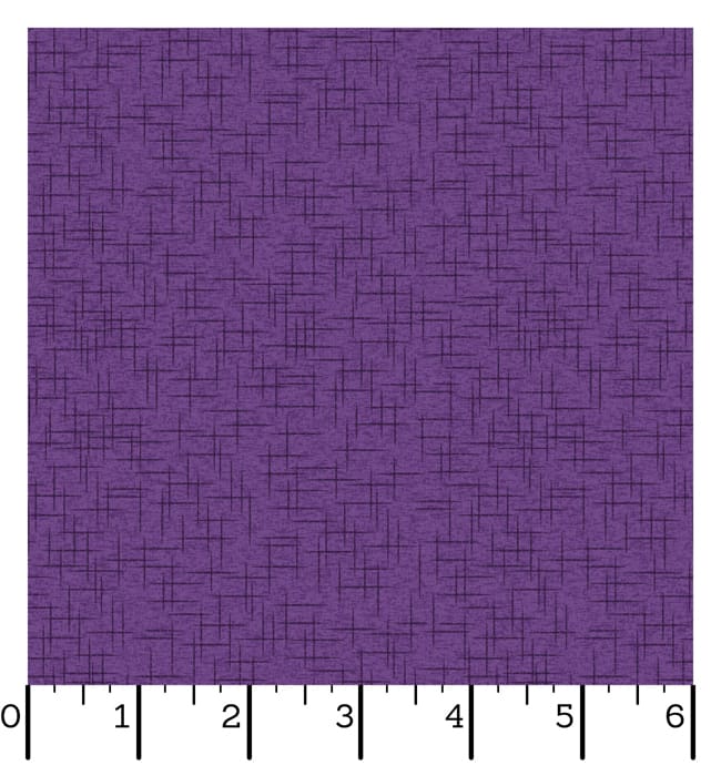 Ruler Kimberbell Basics Linen Texture Purple Fabric Yardage