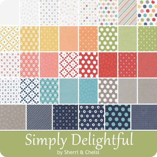 Simply Delightful Charm Pack Spread