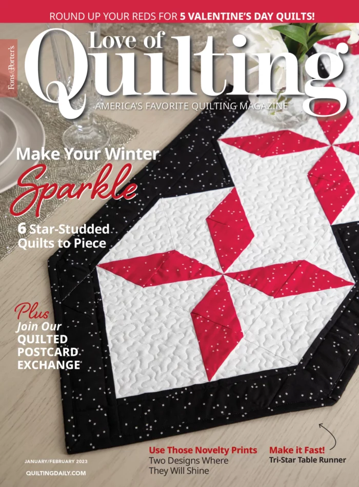 Love of Quilting Magazine January February 2023