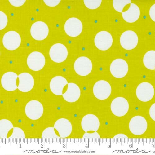 Sweet and Plenty Juggle Dots Limeade Fabric Yardage