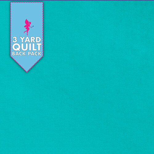 90" Cuddle Extra Wide Fabric Teal 3 Yard Quilt Fabric Back Pack