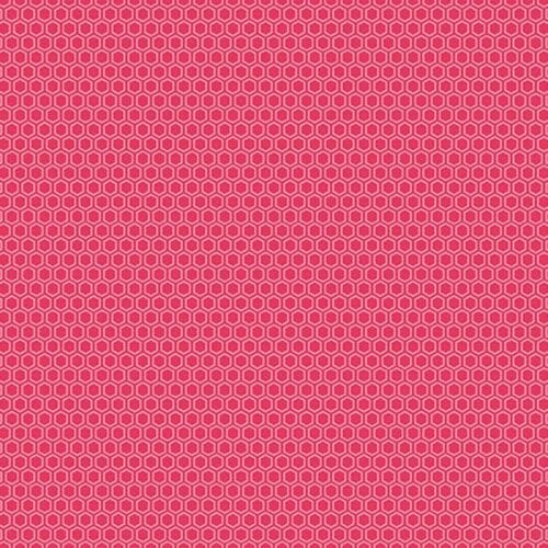 Hexy Dark Pink Fabric Yardage