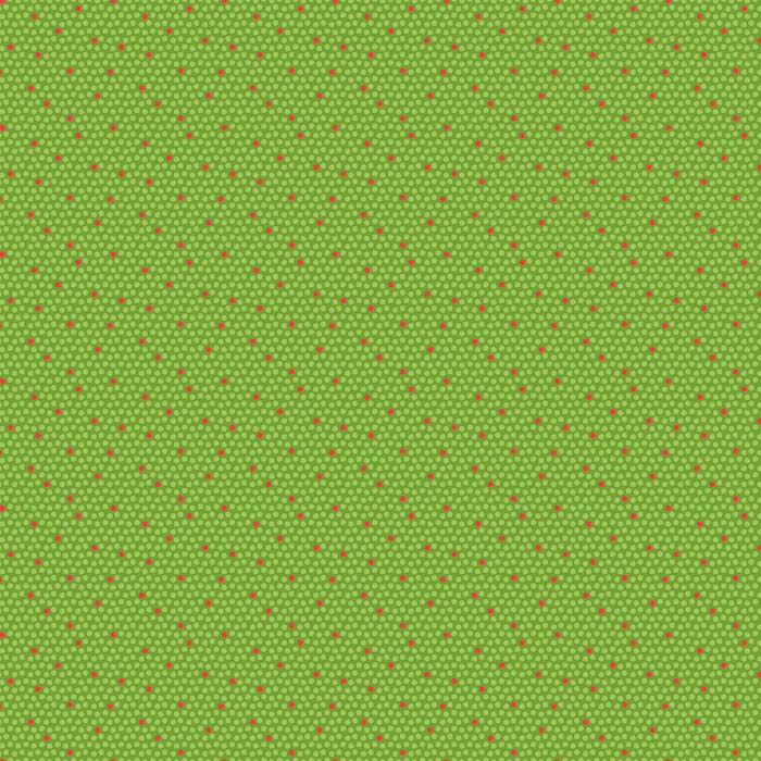 Extreme Santa Dots Green Fabric Yardage