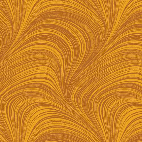 Wave Texture Amber Fabric Yardage
