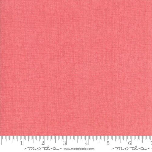Thatched Coral Fabric Yardage