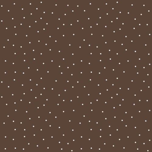 Kimberbell Basics Refreshed Tiny Dots Brown White Fabric Yardage