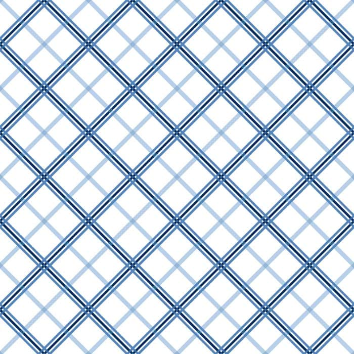 Kimberbell Basics Refreshed Plaid Blue Fabric Yardage